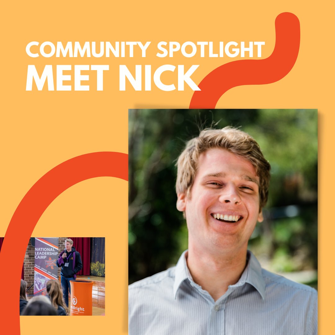 BurnBrightAU's tweet photo. Nick has been a part of the BB community since nearly the beginning. From volunteering his time to get our first ever National Leadership Camp off the ground to building data analysis systems for us, Nick's fingerprint is on a lot of what Burn Bright is today. https://t.co/41fEWW5nZA