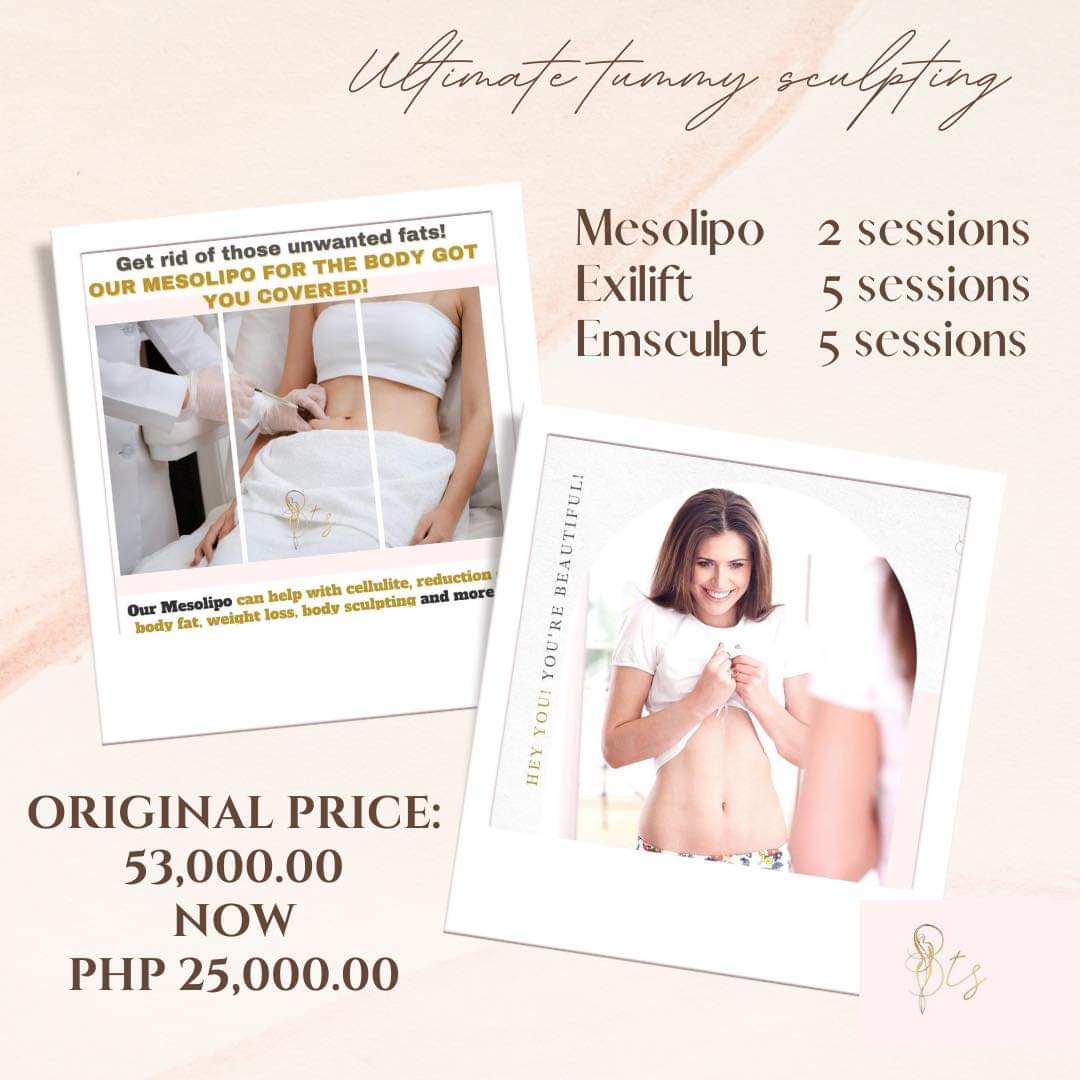 HIFU7D's tweet photo. ✨ Holiday Promo ✨
🌟ULTIMATE TUMMY SCULPTING🌟
A total of 12 sessions with a combination of 3 different treatments to help achieve your goal!

Book your appointments now! 
Blk 55 Lot 36 Abel Nosce St., Las Piñas.
You may call +63 917 572 0151
#exilift #mesolipo #emsculpt https://t.co/5Fa6CwNKh1