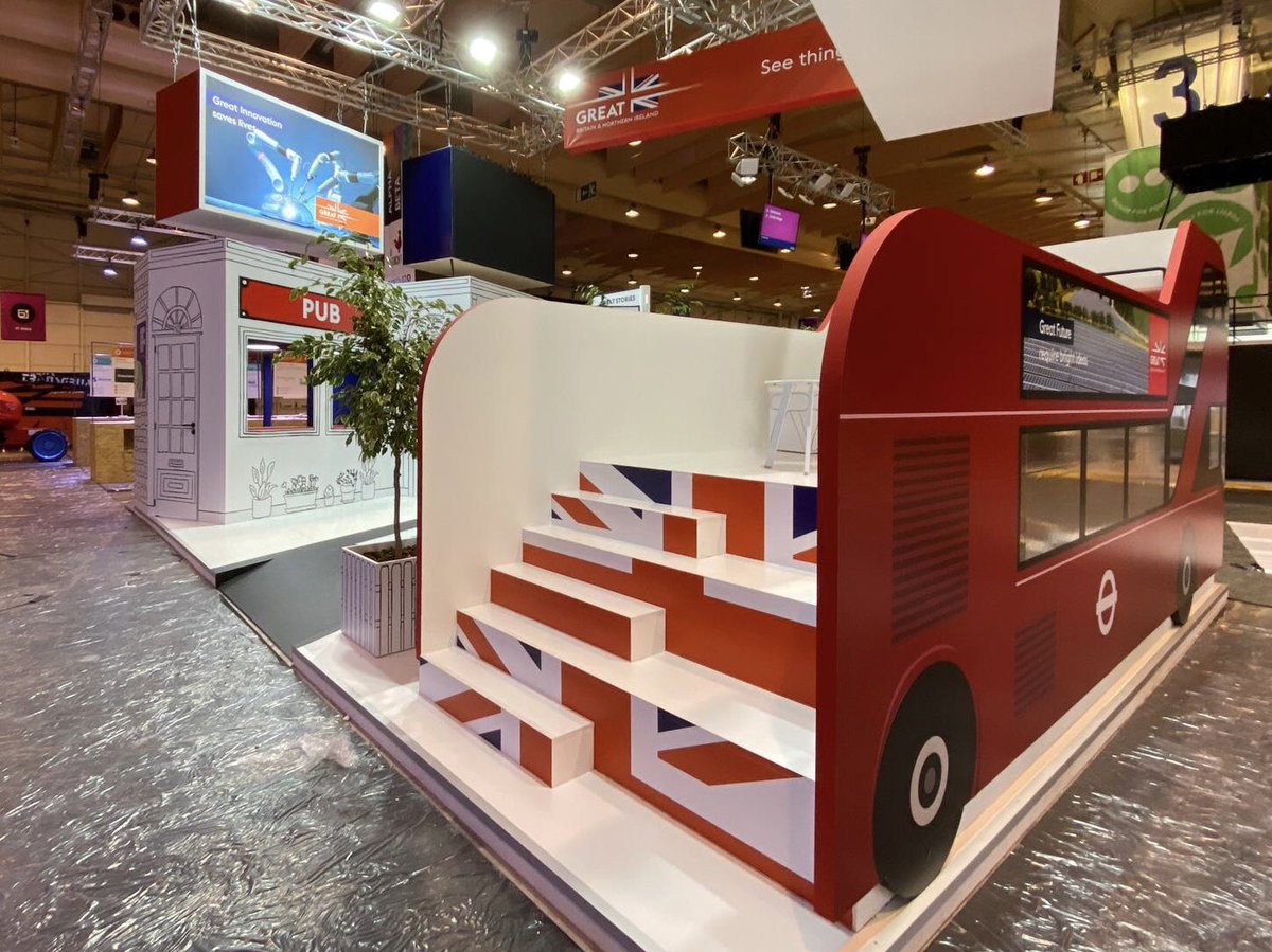 We’re all set, see you later <a href="/WebSummit/">Web Summit</a>! Come by our <a href="/ukinportugal/">UK in Portugal 🇬🇧🇵🇹</a> stand (E335, FIL3) for a chat about <a href="/GREATBritain/">GREAT Britain and Northern Ireland Campaign</a> innovation, technology, investment and a cup of tea! #UKatWebSummit #WebSummit