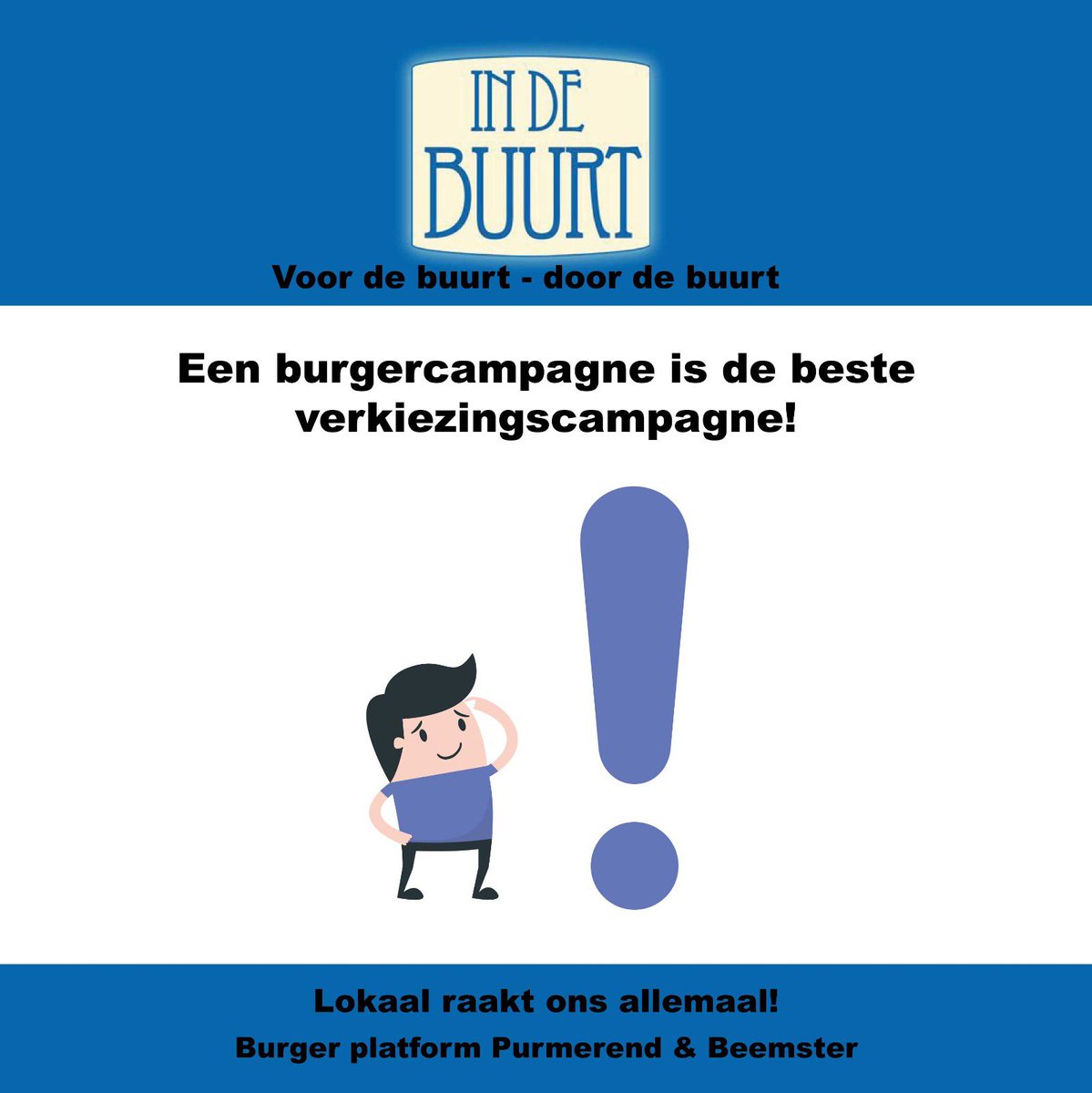 metdebuurt's tweet photo. De burger centraal stellen betekent dat politieke partijen hun streven naar eigen macht los moeten laten. Dan pas krijg je de verandering die je echt wilt. Een burgercampagne is de beste verkiezingscampagne #burgerplatform #Purmerend #Beemster https://t.co/2pPmfAz0H1