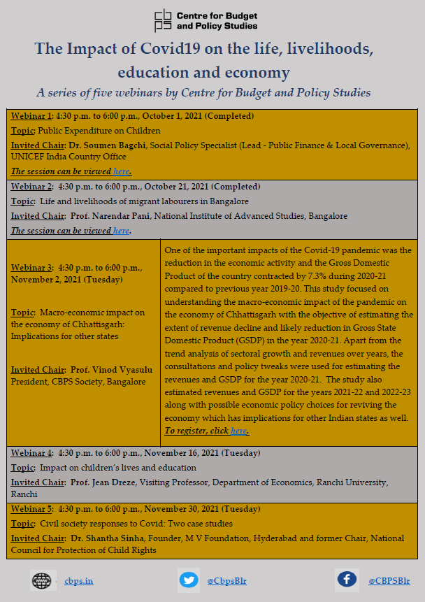 cbpsblr's tweet photo. Acknowledging that the road to economic recovery is long & complex is step one for building back better. To find out more join @CbpsBlr Webinar 3
Zoom Link– https://t.co/nbwW9s1Jaj
@YouthKiAwaaz @the_hindu @TOIBengaluru
#BuildBackBetter #PolicyImplications #EconomicRestructuring https://t.co/JGk0YQuCKT