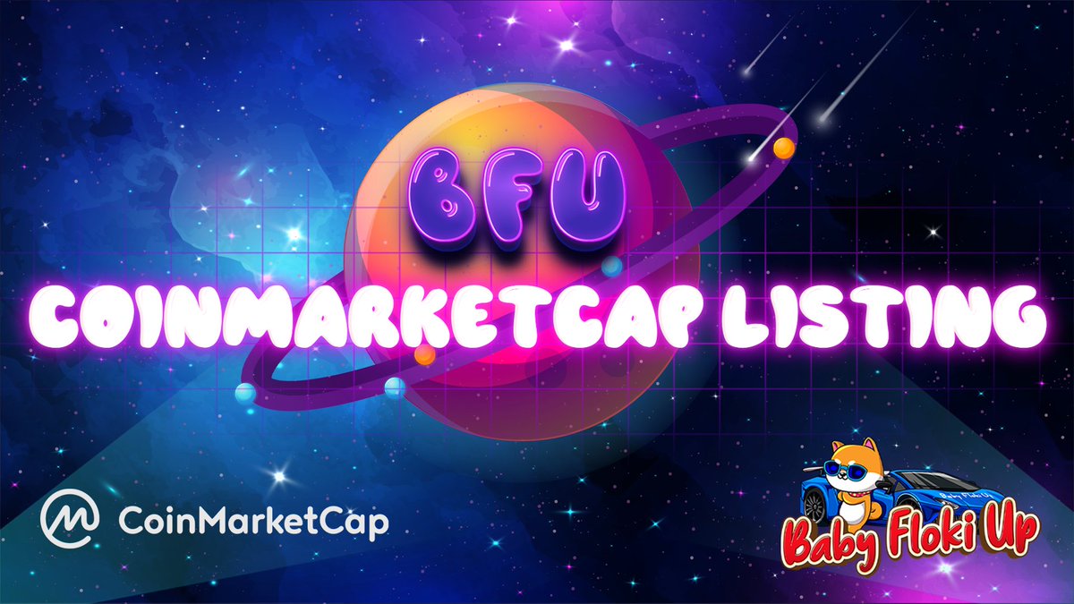 babyflokiup's tweet photo. BOOMING!💥💥💥BFU NOW IS ON #CoinMarketCap !

https://t.co/lmwvi1nvdI

Share this good news! Thanks  to every our partners and holders! Are you happy?🌼🌼🌼 https://t.co/QJRorUnKW2
