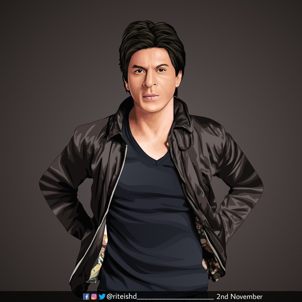Riteishd's tweet photo. Our forever favourite!!!! Happy Birthday Dearest @iamsrk - we only have love for you in our hearts . #HappyBirthdaySRK @geneliad https://t.co/N1LJsrVvVo