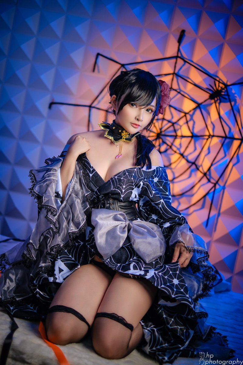 Kokoro Doa5 - Night Shining Geisha Kokoro 

Designer: @obed_auditore - official costume in game. 

Happy Halloween 🎃 again 😗 spooky night 👻 https://t.co/wqhQ1kufP6