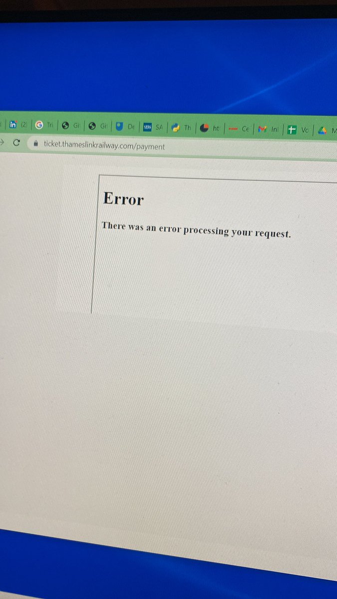 kevan_wisdom's tweet photo. @TLRailUK Is there a problem with your website? I am unable to purchase a flexi-ticket. I am getting an error at the payment screen. https://t.co/wF8xDaPbgE