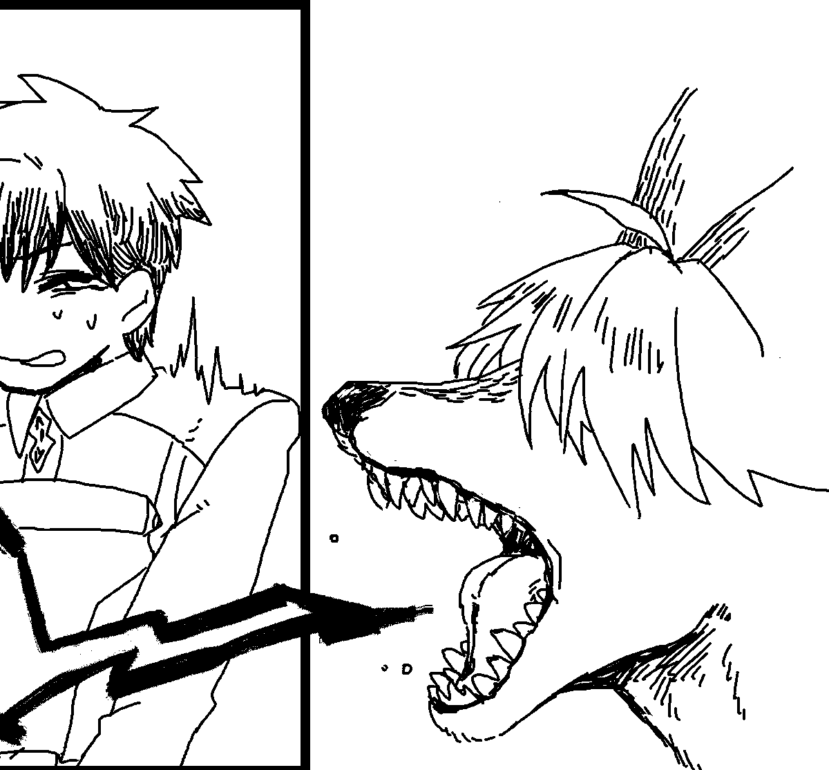 狐…きつね…? 