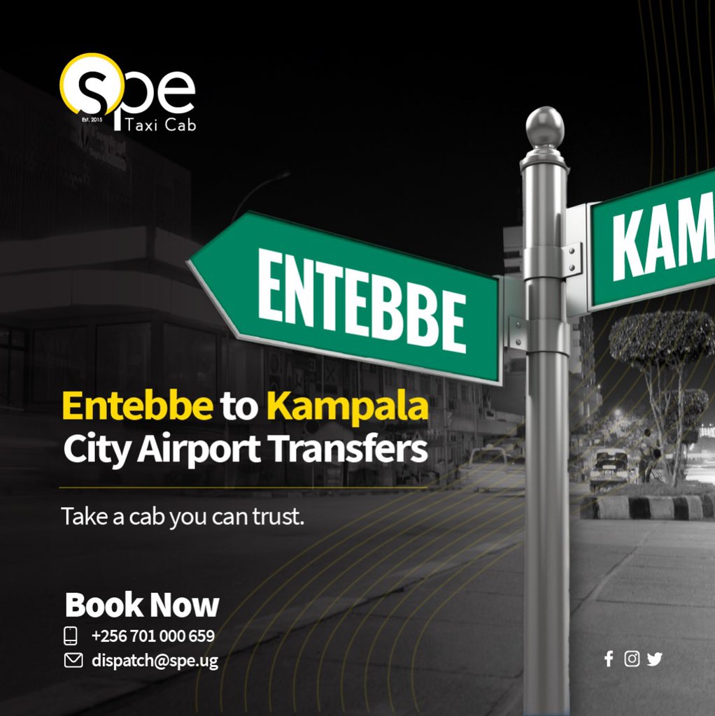 Spe_Ug's tweet photo. Spe offers the fastest &amp; safest rides with trusted chauffeurs to and from Entebbe airport.

Call on us for all your airport  transfers &amp; for any long distance travel needs across the country. 

Reach us on 0701000659 or book your ride online @ https://t.co/he4WPNC9nS https://t.co/GOKYLjzUwD