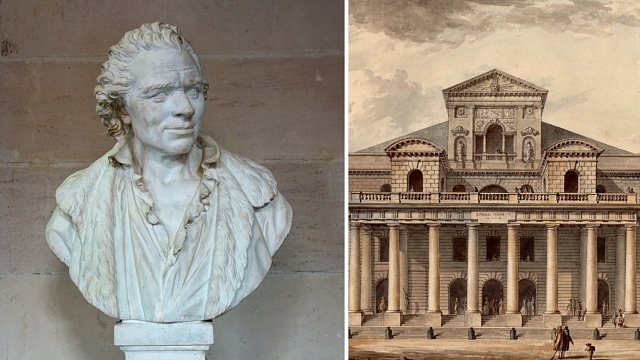 FrPittoresque's tweet photo. 🔴 𝗜𝗟 𝗬 𝗔 𝟮𝟮𝟯 𝗔𝗡𝗦 | Le #2Novembre 1798 : mort de l’#architecte Charles De #Wailly. Resté célèbre pour son théâtre de l’Odéon, il est le seul artiste admis au sein des trois académies d’architecture, de peinture et de sculpture ➽ https://t.co/1NVr2wggLR https://t.co/qk8J4dZO2k
