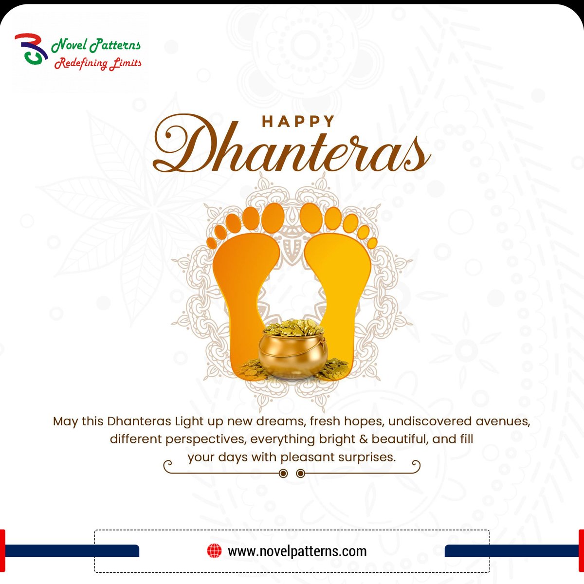 PatternsNovel's tweet photo. Happy #Dhanteras to everyone.
#NovelPatterns https://t.co/xMpcg1nf5Y