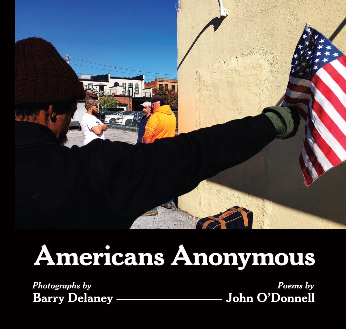 JlodJohn's tweet photo. Photographer @thebaz_dublin &amp; I will be on @RTEArena tonight talking about our new book ‘Americans Anonymous’ a photographic &amp; poetic road trip across USA after Trump’s election @RTESunMisc @MartinDoyleIT @IrishTimes @MadeleineKeane1 @ReviewIndo @dubwherewereyou @poetryireland https://t.co/qLDUZY5Cpz