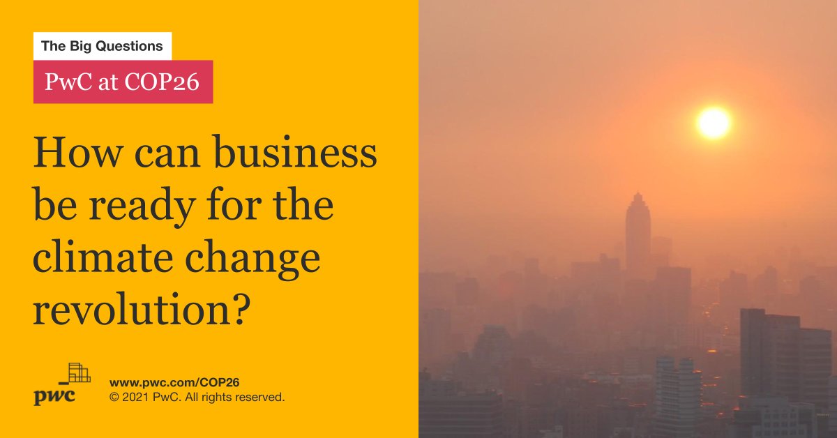 PwC's tweet photo. As #COP26 discussions continue in Glasgow, @peter_gassmann reflects on the growth of #ESG priorities in business and highlights three important dimensions companies should consider to build trust around their climate commitments.

https://t.co/vJehotzvC3

#TheNewEquation https://t.co/LpSfwuTZNg