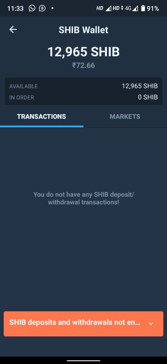 RaginiTukral's tweet photo. I use wazirx but but it's not accept shib for receiving shib 
@amolpat19660413
@VishwaVvv
@gauravdahake
@HPuttewar
@Asad60370
@VivekBelkhede
My bitbns I'd 1399251

  #TradeShibOnlyOnBitbns #BuyOnBitBNS #Bitbns https://t.co/QU2XxCB7bo https://t.co/RHuTkw6KsQ