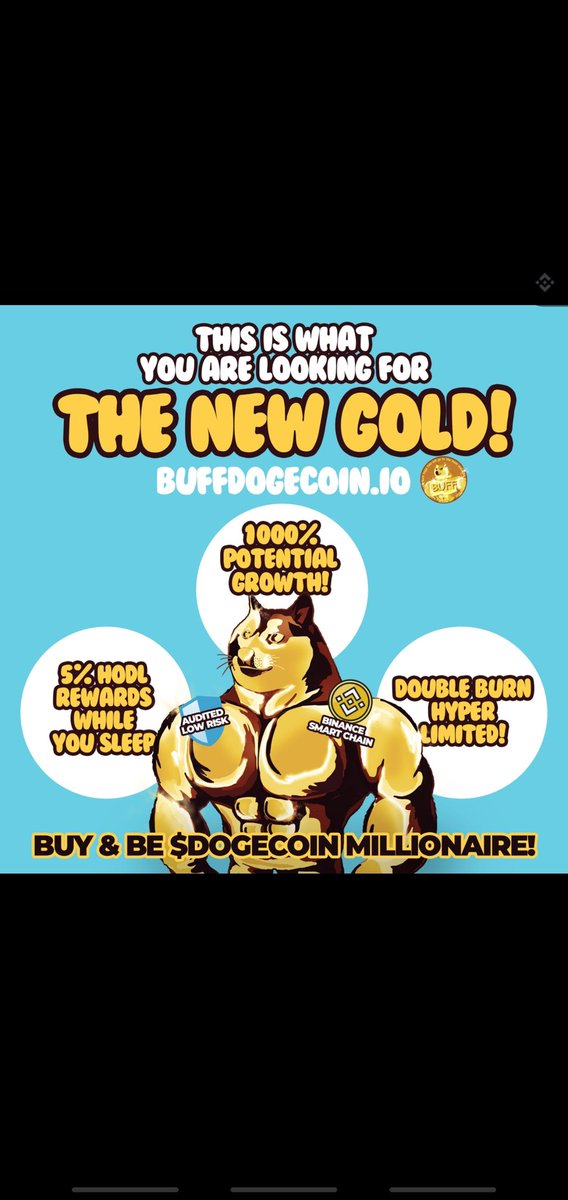 Lilys_ls88's tweet photo. @davidgokhshtein #BuffDogeCoin #buffdogecoinarmy https://t.co/UEABfC5SRv