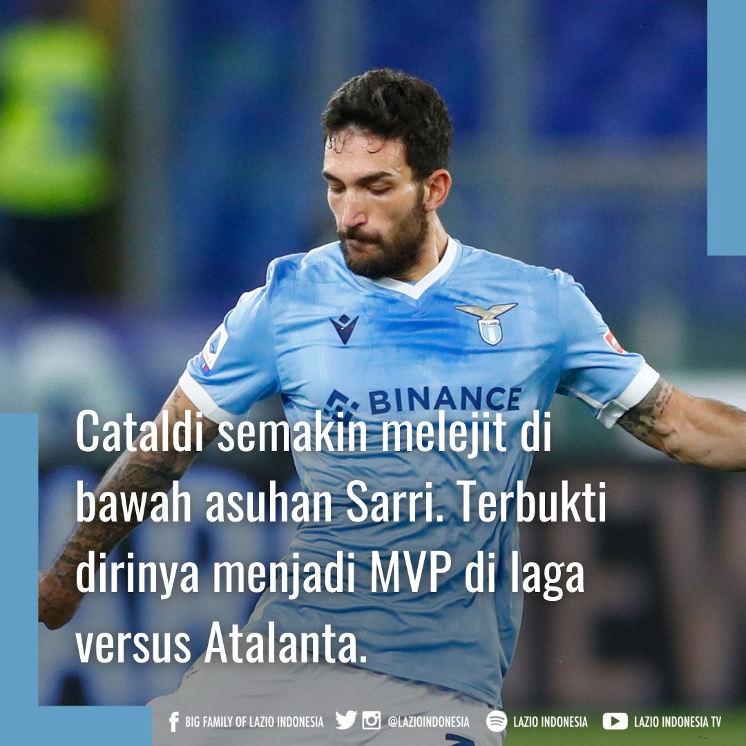 Kupikir kertas, ternyata keras!

Mimin sempat mikir kalo skill cataldi udah mentok. Ternyata sepeninggal Inzaghi, di bawah polesan Sarri, Cataldi kini menjadi pilihan utama meski masih bergantian dgn Leiva. 👊🏻👏🏻