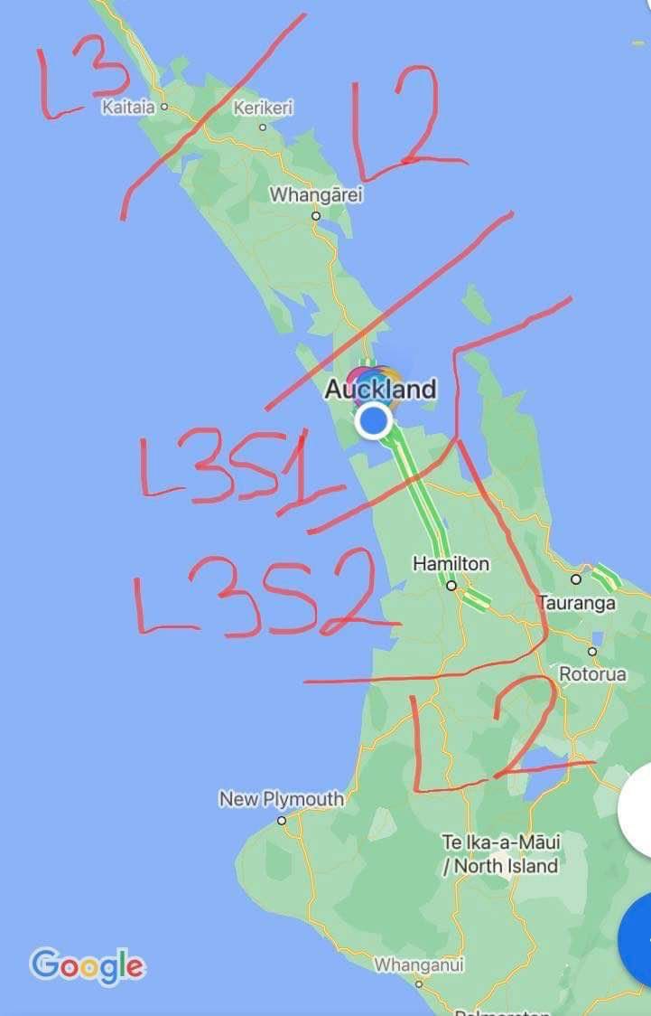 NickTrott's tweet photo. You've drawn some lines on mummy's map? Good girl, I'll take it to work tomorrow and show cabinet.
#COVID19nz
#NewZealand
#whodrewthat
#lockdownnz https://t.co/QbctSXIWwm