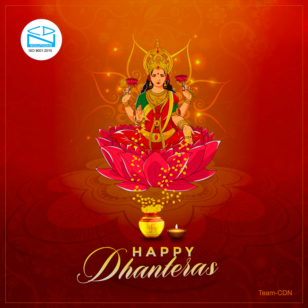 cdnsolutions's tweet photo. Happy Dhanteras 2021! - May your life be full of happiness and harmony with enough wealth to give you all comforts you ever wished... #TeamCDN
#Dhanteras #धनतेरस #धनत्रयोदशी https://t.co/orCi1zK6gF