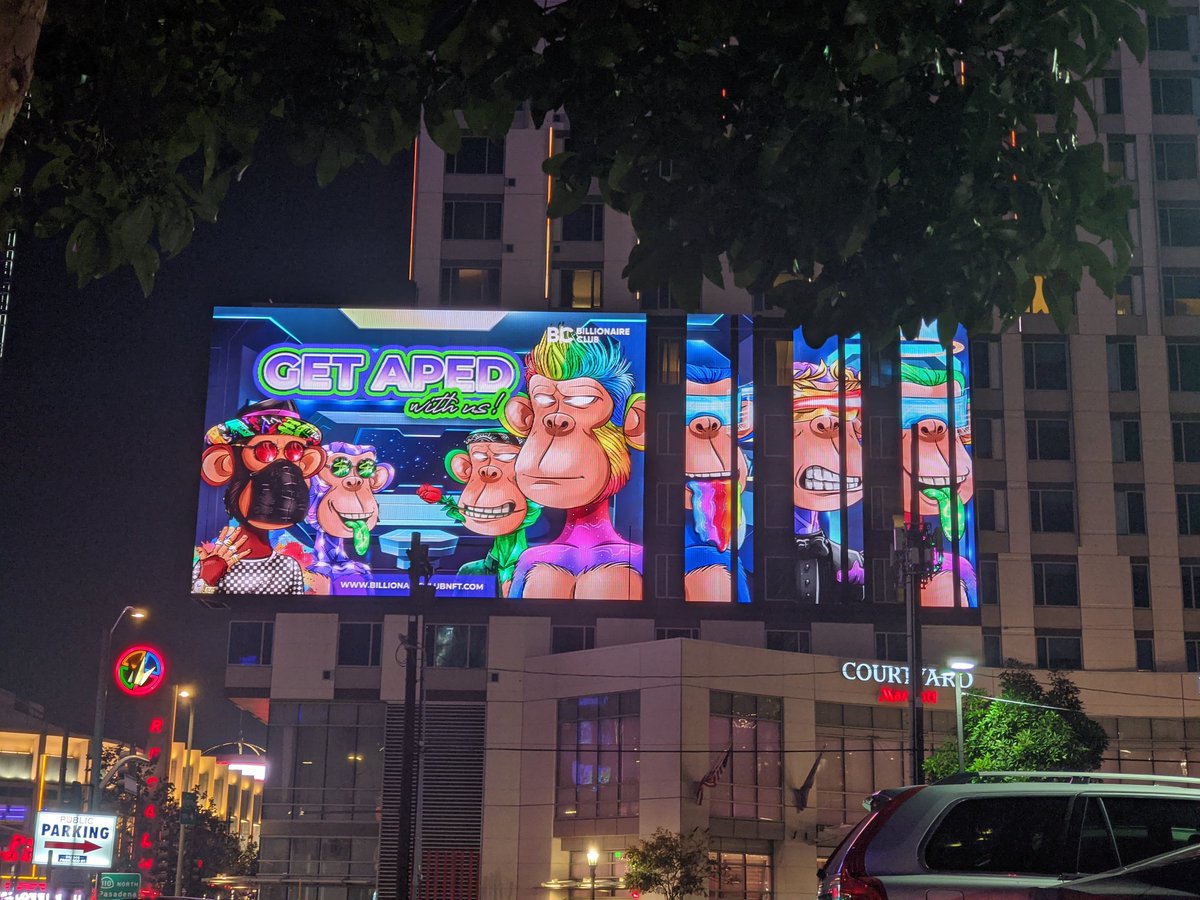 𝓜𝓪𝓶𝓪 💖✨ (@0xmamas) on Twitter photo Apes have been spotted in DTLA !!!! I'm shaking!! I just can't 😭😭 #PABC <a href="/partyapebc/">Kratos.eth⛩️⚡</a> #partyapebillionaireclub Apes have been spotted in DTLA !!!! I'm shaking!! I just can't 😭😭 #PABC <a href="/partyapebc/">Kratos.eth⛩️⚡</a> #partyapebillionaireclub