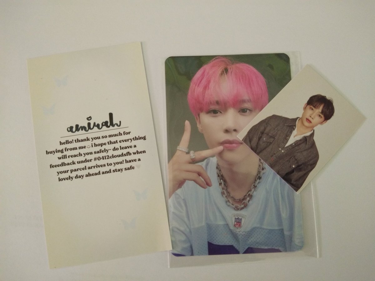 doughtnout's tweet photo. received my sunwoo thrilling splash ver #0412cloudsfb https://t.co/h2SCCff0PA