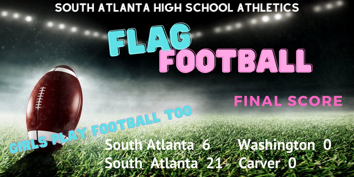 SAtl_athletics's tweet photo. The ladies came to play tonight... all while having fun! 
@APSsatlanta @PrincipalFord @sahsflagfootba1 @1APS_Athletics https://t.co/uCm9tEx91a