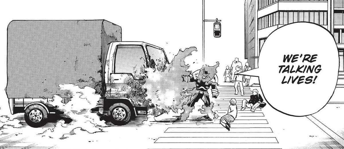LRT Why are people even questioning Endeavor? Dude is strong w/o a Strength quirk. He roasted Shigaraki the first 10 seconds of the fight, then did it AGAIN after Bakugo's attack. If Shiggy didn't have regeneration it'd have been over so fast. He got it all done w a fire quirk😭 