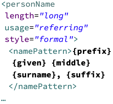 unicode's tweet photo. New proposed addition to UTS #35 for Person Name Formatting. Details in PRI #434: https://t.co/dzxtyYFGy9 #ldml #cldr https://t.co/siIDUmGpdI