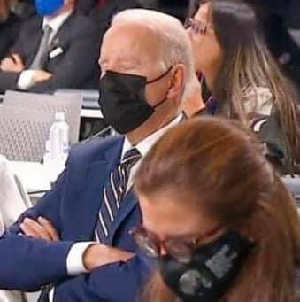 ImNotThatGuy8's tweet photo. That Look You Get When You Know You Stole The Election And Was Installed As President. #YouAintReal #PoopyPantsBiden https://t.co/XLrfZyouoZ