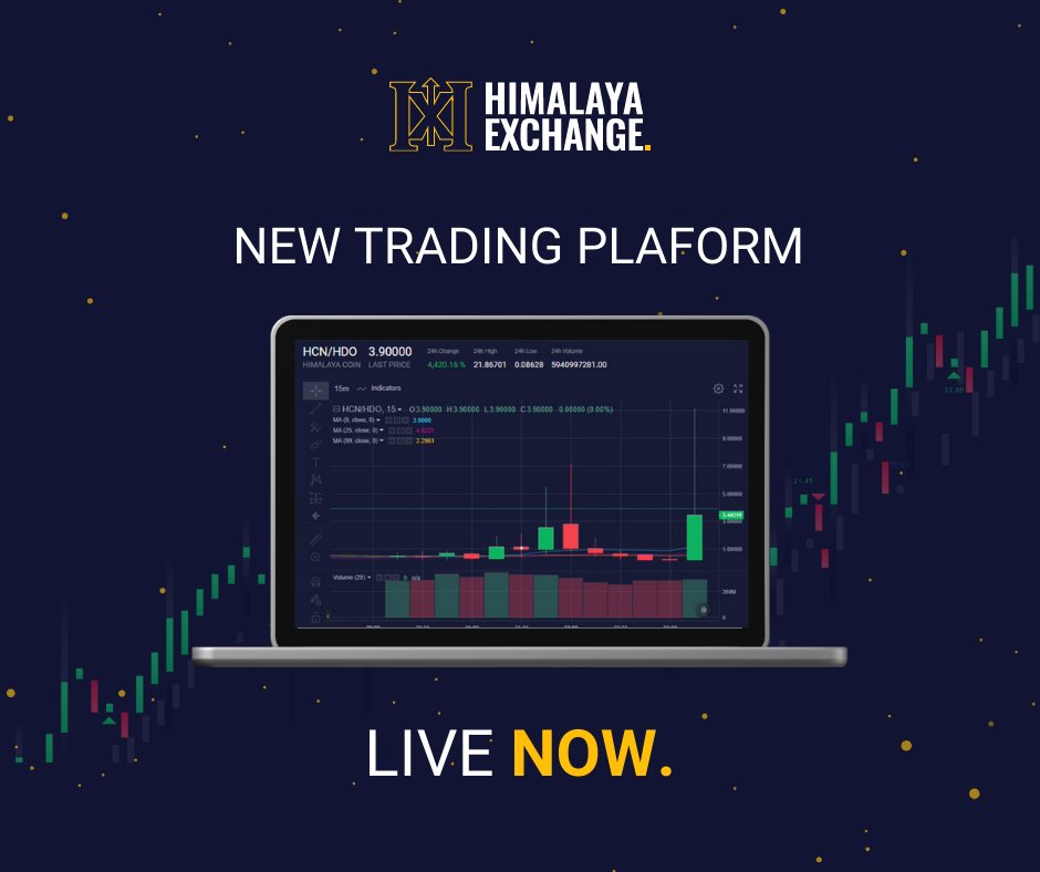 HimalayaXchange's tweet photo. Our new trading platform is here! 🚀
Have you checked it out yet? https://t.co/RGf4VL37Ia