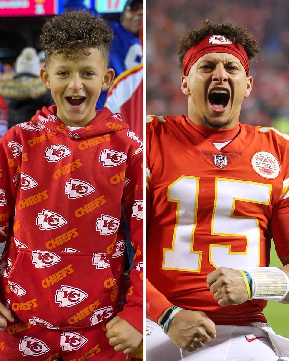 espn's tweet photo. Mini Mahomes in the house 🥺😂

@PatrickMahomes https://t.co/3Lj9Jwy0oL