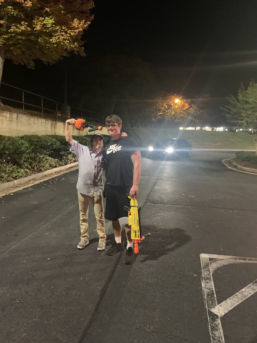 TDKnerf's tweet photo. Absolute massacre taken place at the Jersey mikes parking lot. Tulli annihilated J.T. Xan beamed David and jack. Leaving sabia to assassinate Chase . One still remains….. #nerf #tdk @WoodstockNerf21 https://t.co/PzYzle43aJ