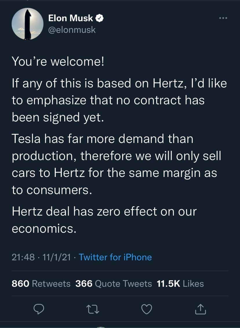 Gaming__Bot's tweet photo. $SPY Elon speaks 🗣️
$TSLA $HTZZ 💟
#SPY #TSLA #HTZZ https://t.co/I5Mf0FA7HX