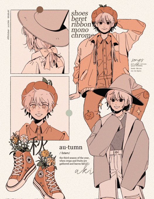 my last post for #fitstober feat. aki 🍊🎃🧡 