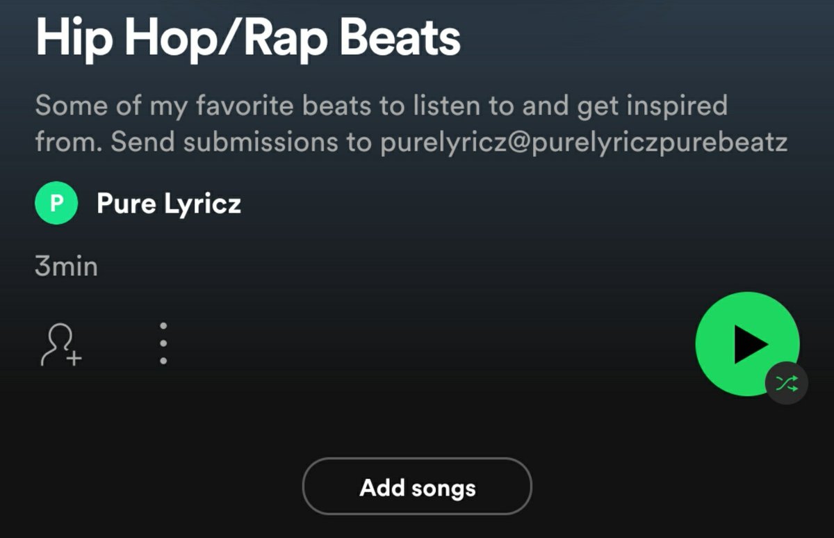 KatharosMuzic's tweet photo. Seek God. Stay Pure.
ATTENTION ALL PRODUCERS/BEATMAKERS🚨🚨! I'm creating a new Spotify playlist for all Hip Hop/Rap beats! Send all submissions to the email in my bio!

#spotifyplaylist #spotifyplaylists #christianproducer #submitbeats https://t.co/HOkvFMsQ9G