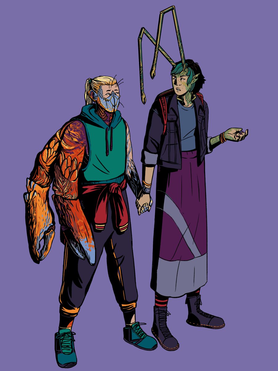 trinity smaht and enid marlow, fast friends and occult research buddies
#blaseball