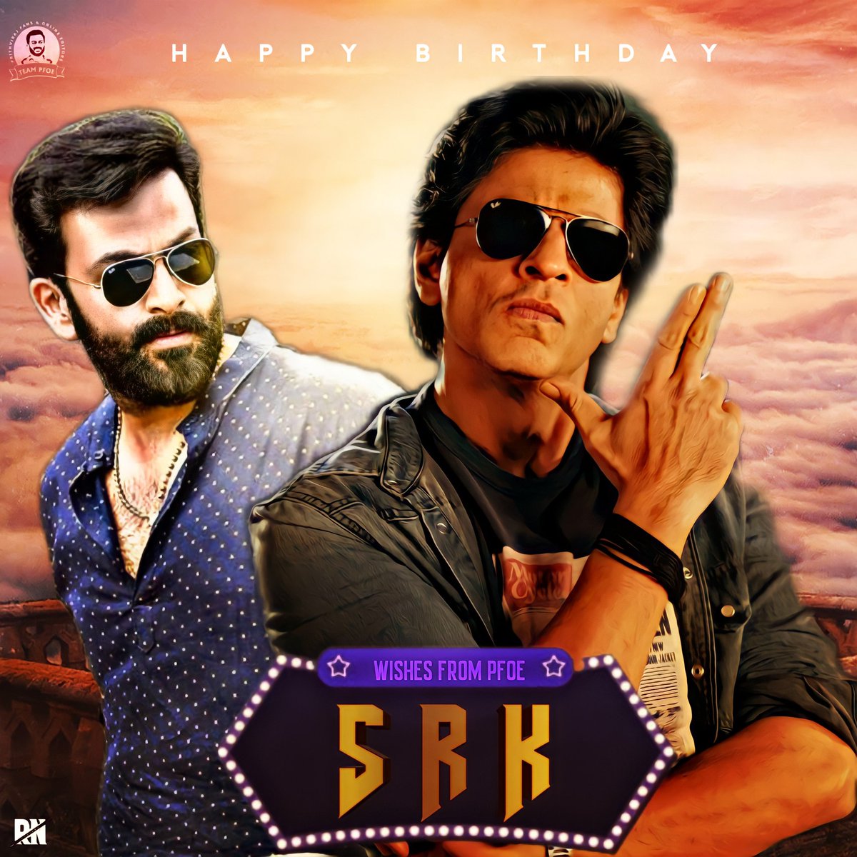 PfoeOfficial's tweet photo. Wishing King Khan Baadshah of Bollywood @iamsrk , a very happy birthday 🤗🤗 

Wishes from all @PrithviOfficial
Fans🤗❤
#HappyBirthdaySRK
#HappyBirthdayShahRukhKhan https://t.co/NHSZPMcQKd