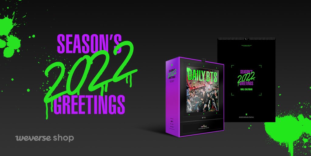 realminshop's tweet photo. [PRE🇰🇷] #BTS - A special way to greet 2022

-Season's Greetings 1,890฿
-Wall Calendar 950฿
-Season's Greetings &amp;Wall Calendar 2,690฿
📦ค่าส่ง60฿-120฿
📦🇰🇷เว็บเริ่มส่ง8/12

🚢ส่งทางเรือรอ 15 - 20 days หลังบ้านเกาส่งกลับ
#ตลาดนัดbts #อัลบั้มbts #ตลาดนัดรถไฟบังทัน #ตลาดนัดรถไฟบังทัน https://t.co/7Ib4MtGUjs