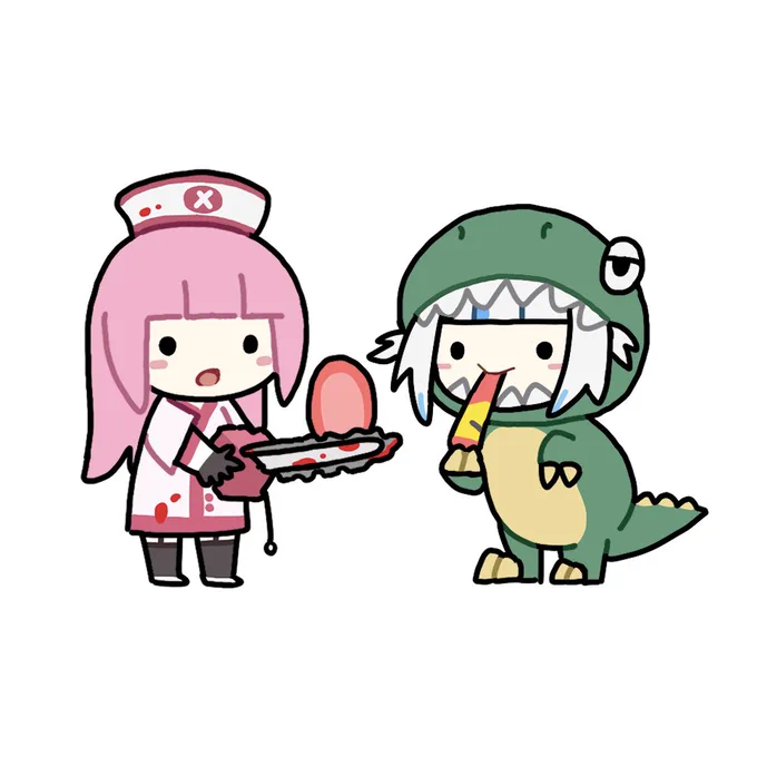 💀🎲🦖
#gawrt 
#callillust
#illustrayBAE 