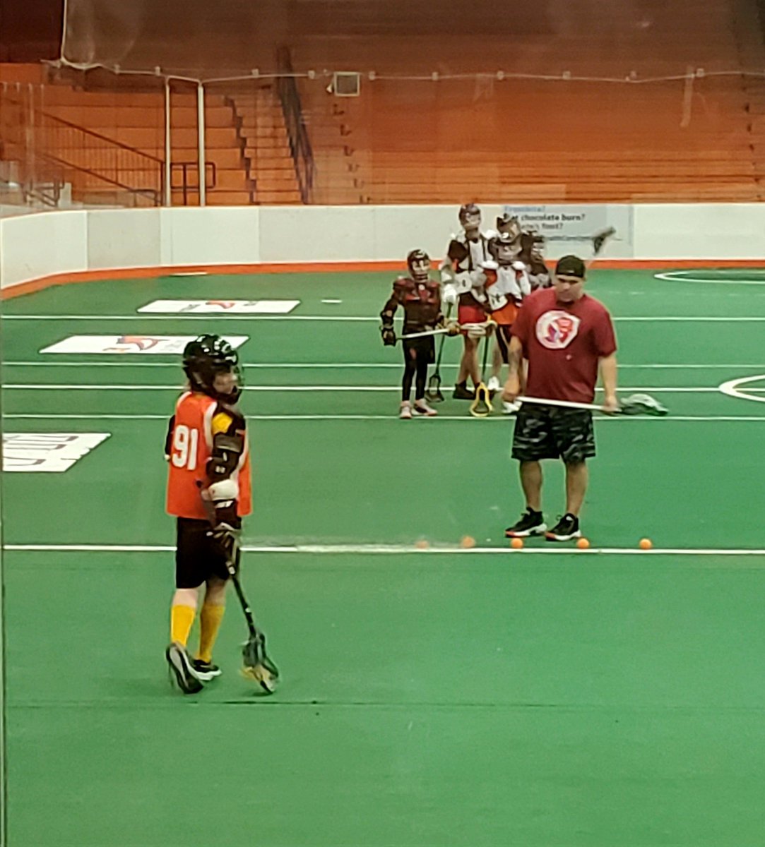 chrissanislo's tweet photo. So incredibly cool tonight to see my @HLAlacrosse thug learning the game from @Staats83 &amp; @Cjamieson88 at @A_E_Sports skill sessions. Over 200 @NLL goals - two of the best on the planet giving back.  (It'd be like Crosby &amp; MacKinnon on the ice.) Every kid should play lacrosse. https://t.co/p61nZ4xtGG