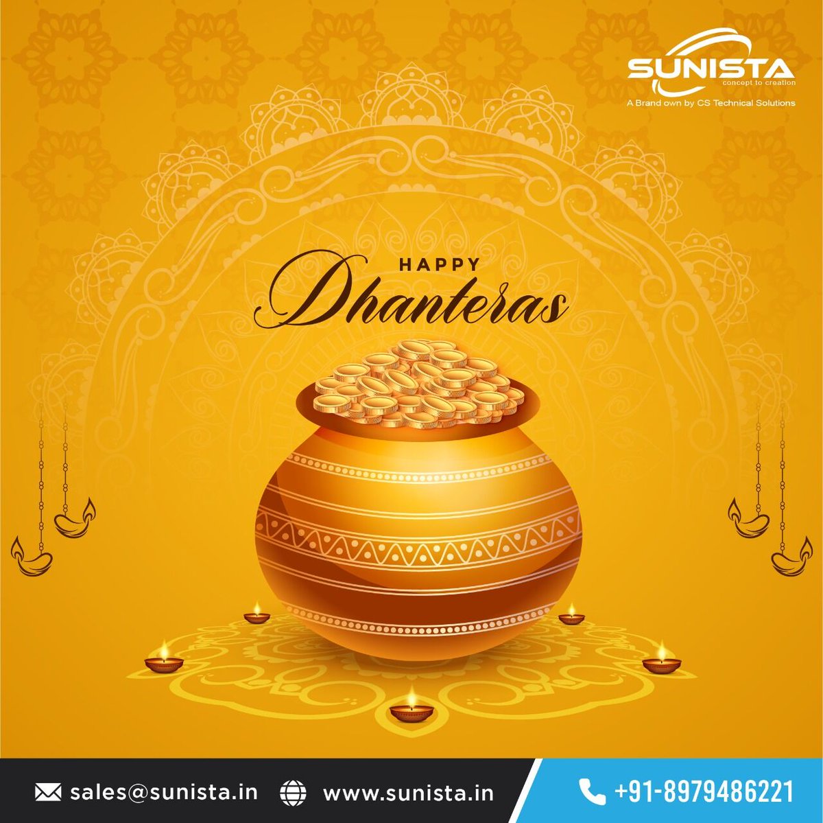 Wish you the best of the opportunities for you to grow and prosper. Wishing you a very Happy Dhanteras.
.
.
#sunista #laxmi #festivals #ModularPartitions #wallpartitions #Partitions #festivals #staysafe #dhanteras #dhanteras2021 #diwaliseason #festives #festivevibes