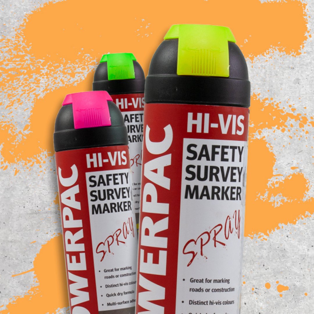 PowerpacGroup's tweet photo. This is the only way to mark your territory. Bright solid colours in a big 500ml can. Quick-drying, multi-directional 360° sprays both up and down. No clogging, removable safety clip. Check it out at https://t.co/eEDTId1oy6 #powerpac #byyourside #paint https://t.co/8snWmDlqcd