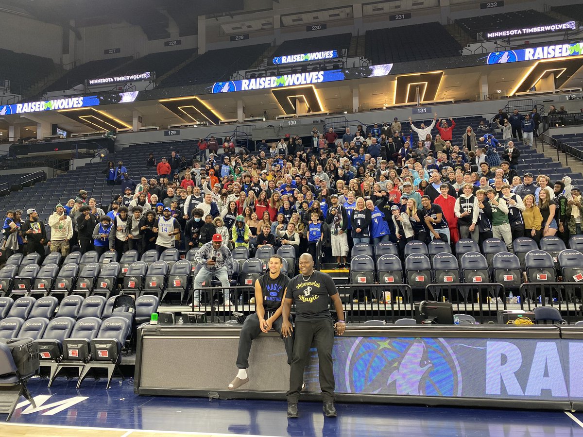 Brought me to tears seeing everybody and being back home. I wish I could’ve sat in there all night to chop it up with everyone I saw there tonight. I love Minnesota with all my heart and the embrace I received this weekend means more than any words. Great team win tonight fellas!