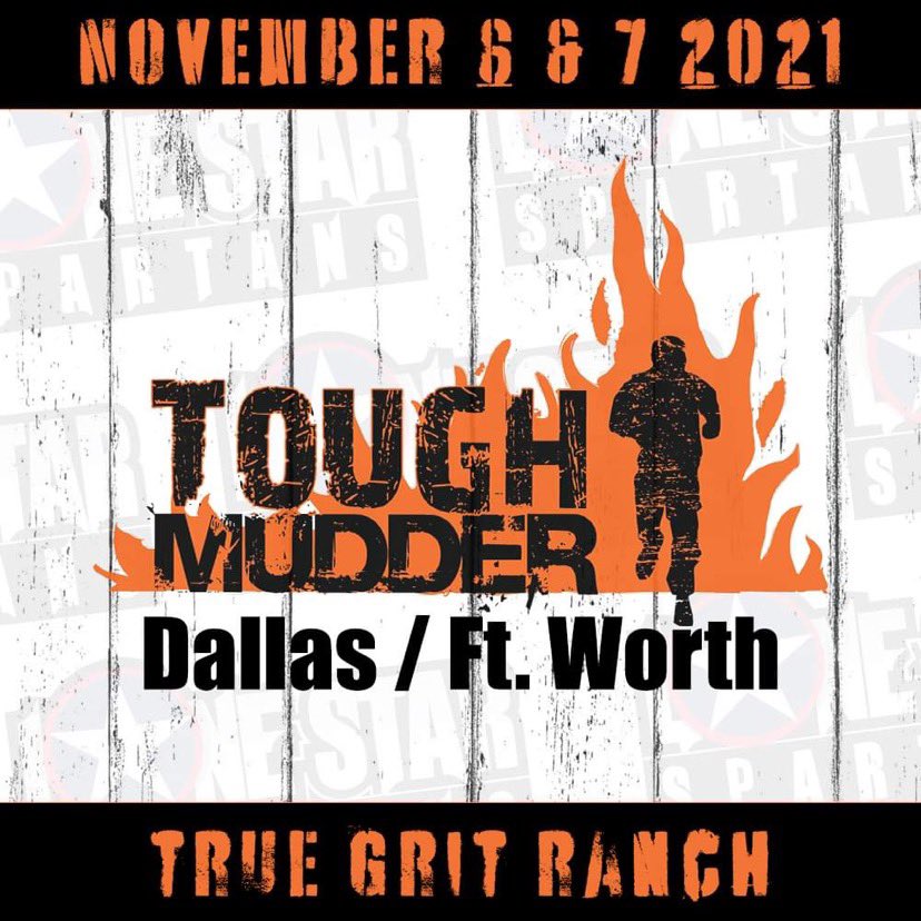 LSSOCR's tweet image. Who's excited about @ToughMudder coming to True Grit Ranch in Granbury, Texas!!! Hope to see all you Lone Star Spartans out there!!! 😎