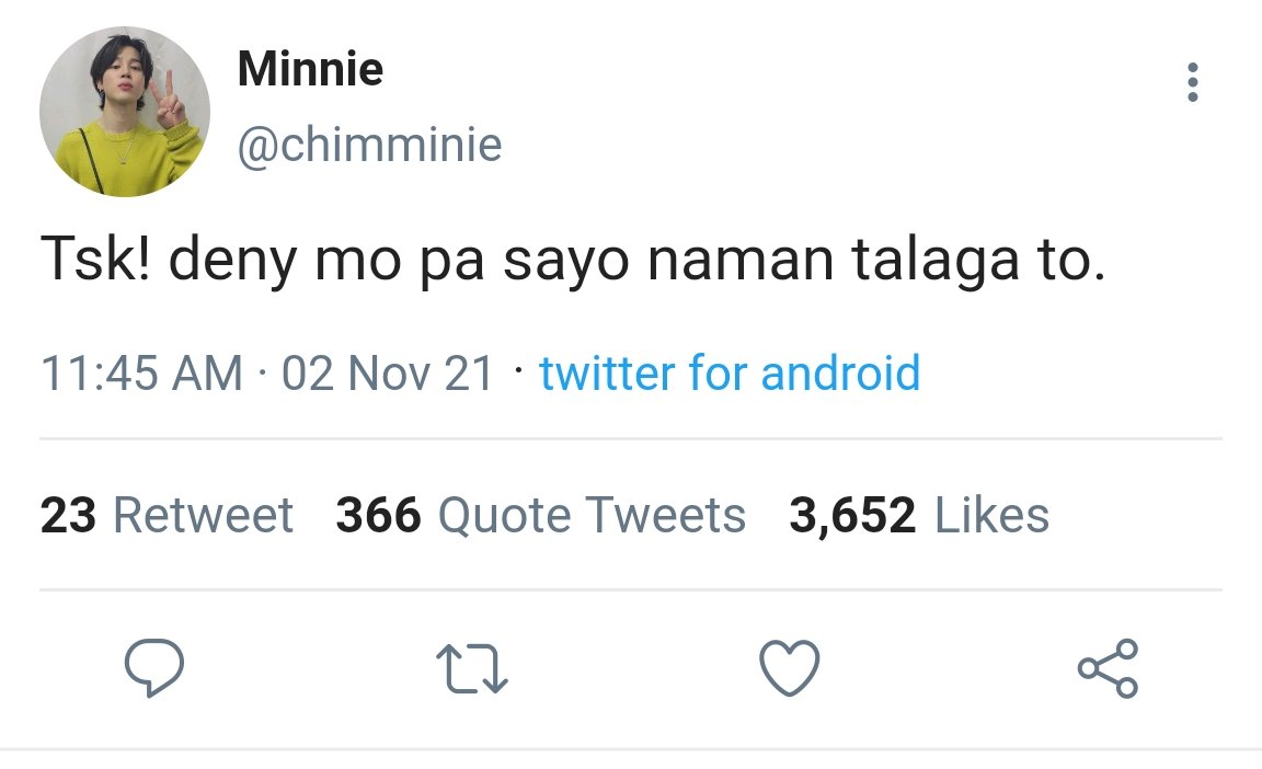 thvmnjk_'s tweet photo. "DI LANG IKAW" 

— where jimin and yoongi have a child but yoongi keeps denying that he is not the father of that child

#yoonminau https://t.co/zLzTmvZtMu