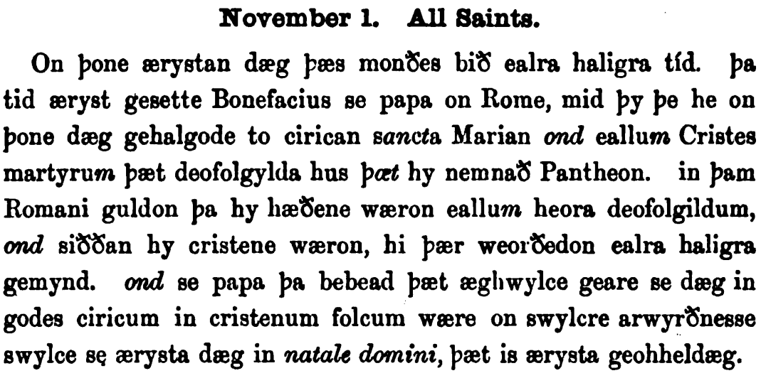 utanlondes's tweet photo. All Saints: Pope Boniface established it when he hallowed the Pantheon as a church for St. Mary and all martyrs. While they were pagan the Romans worshiped all their idols there; as Christians they remembered All Saints. The pope said to keep it every year. (**heavily** abridged) https://t.co/y4YGpL3Rlj