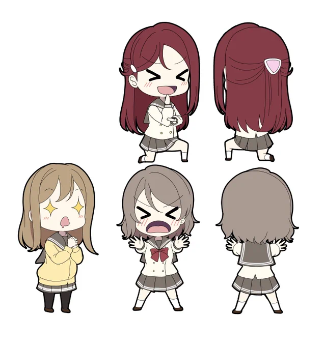 ちびキャラなんて1億年ぶりくらいに描いたわ。これはこれで大変 