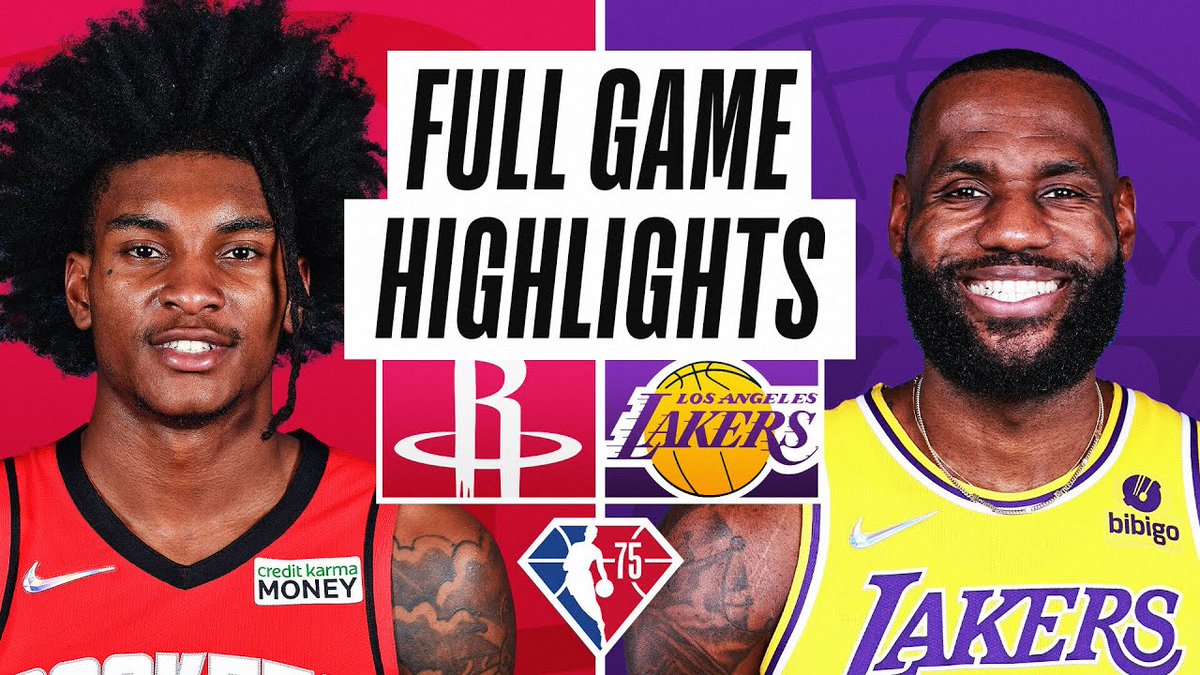 PMMRCologne's tweet photo. ROCKETS at LAKERS | FULL GAME HIGHLIGHTS | October 31, 2021 https://t.co/KV5QyNrjTW https://t.co/aWh1nBibm5