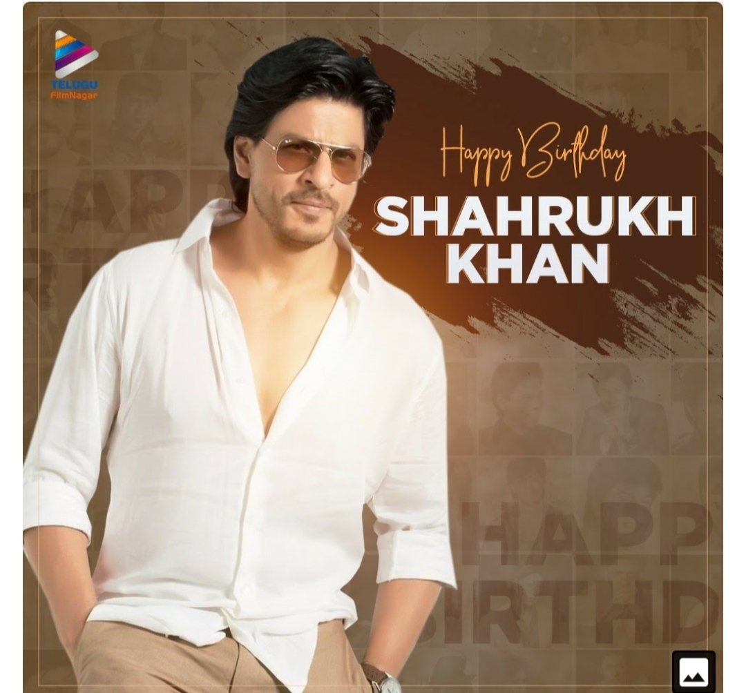 Happy Birthday. 
Shahrukh Khan. Gru. 