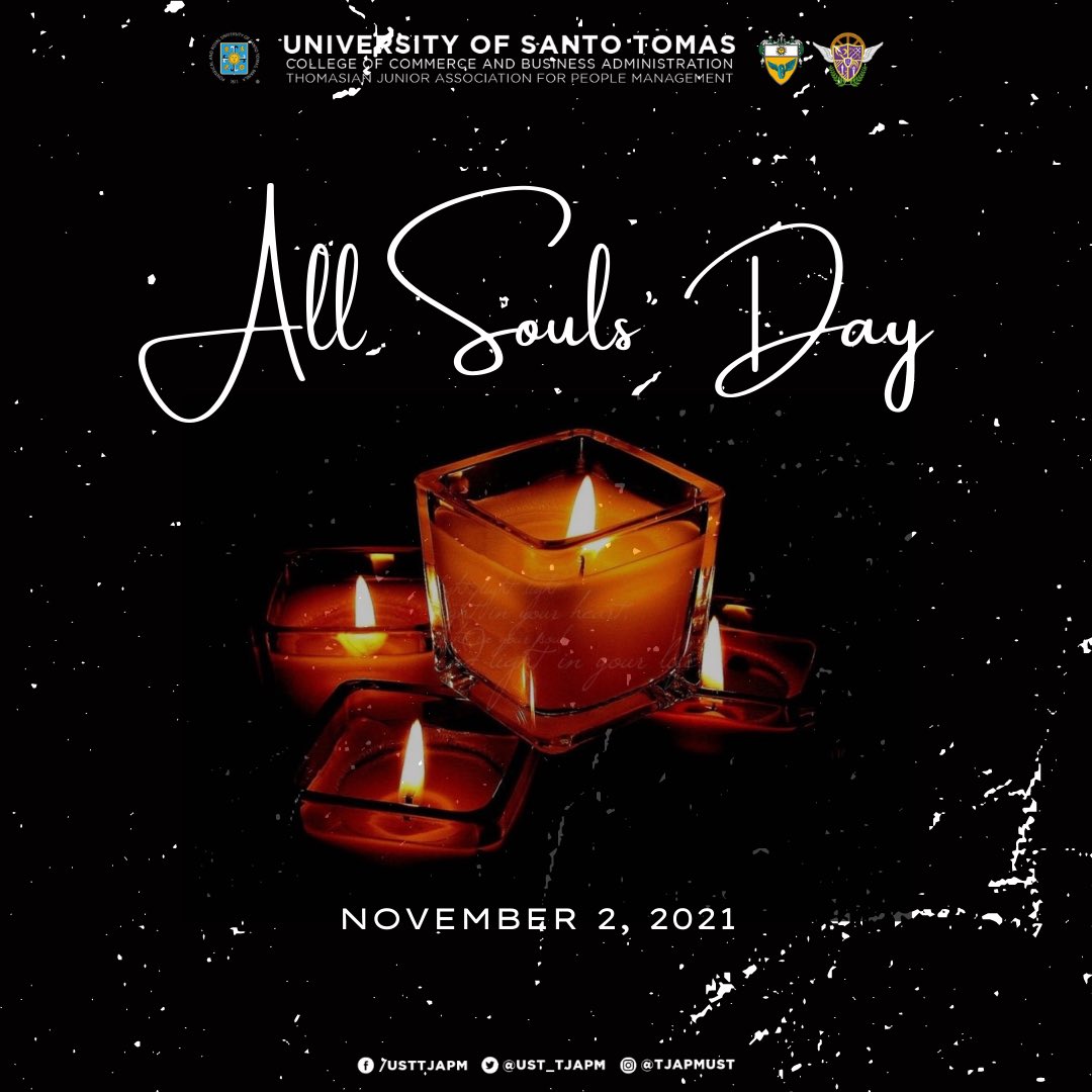 ust_tjapm's tweet photo. Let us send prayers to all families who lost their loved ones once.

Today, All Souls's Day, we remember and honor the departed souls.

Board by: Jessica Jane Dimla
Caption by: Bianca Yangson

———————————— 
UST TJAPM '21’22
#Prominence 
#ExemplarOfExcellence https://t.co/kEV4xXqLDr