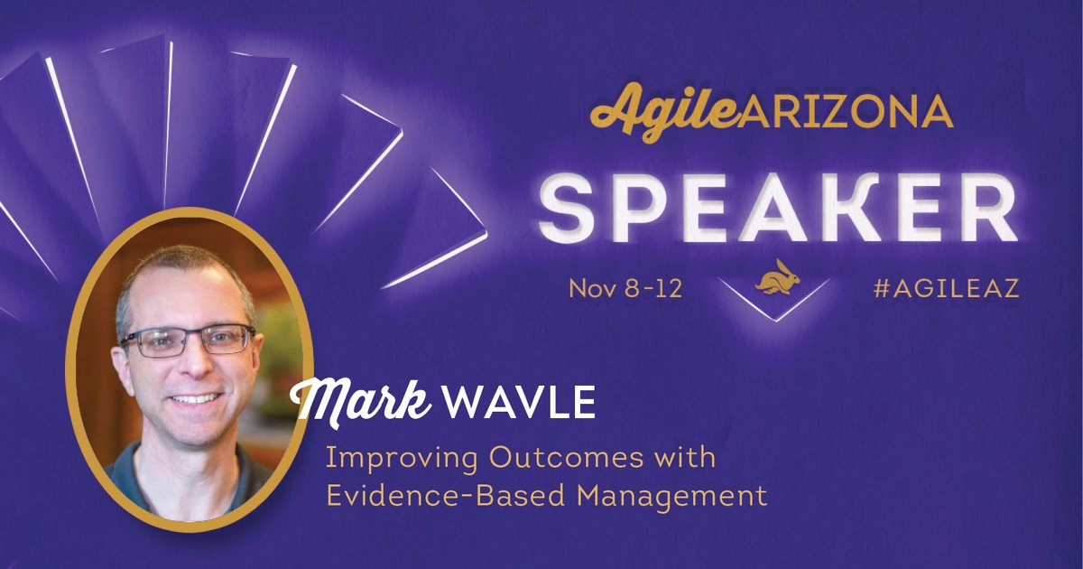 AgileAZCon's tweet image. We&apos;re excited to welcome @wavle as an Agile Arizona 2021 speaker!

💡 Topic: Improving Outcomes with Evidence-Based Management

🎟️ Tickets: bit.ly/aaztickets

#metrics #AgileAZ