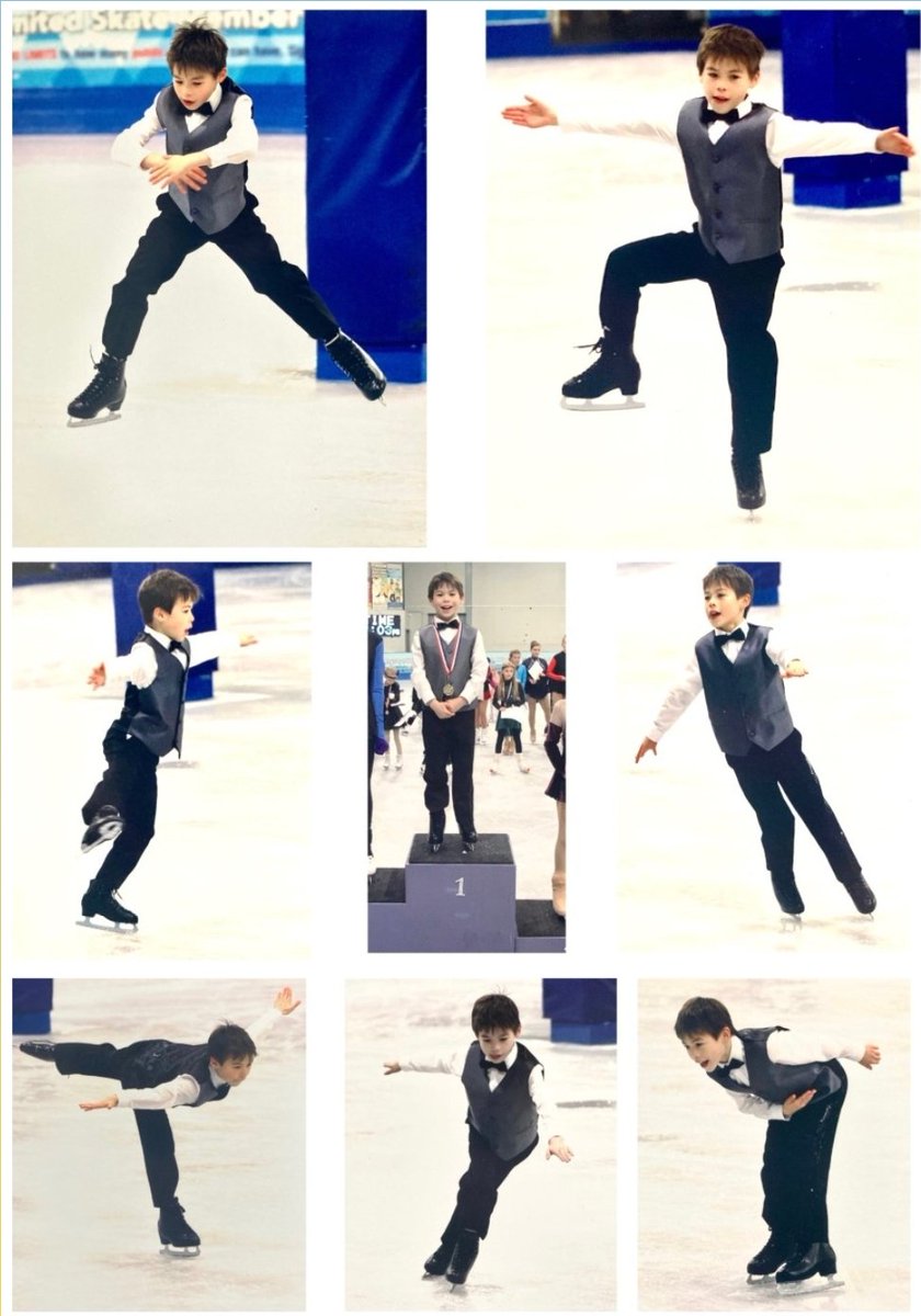 BWPSport's tweet photo. Well done to Elliot (Y5) who competed in the 'Spin, Spiral and Jump' Figure Skating Competition at Hemel during the holidays. Elliot did his best routine to date and finished with aπ₯as the first placed boy in the Bronze category. Wow! Well done! #HaveFunWorkHardGetBetter https://t.co/U8hnWXzav9