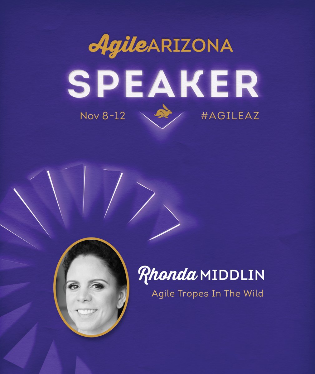 AgileAZCon's tweet image. We&apos;re excited to welcome Rhonda Middlin as an Agile Arizona 2021 speaker!

💡 Topic: Agile Tropes In The Wild

🎟️ Tickets: bit.ly/aaztickets

#leadership #AgileAZ